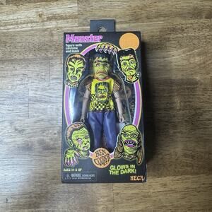 Ben Cooper NECA Frankenstein Figure 5.5" Costume Mask Glow EX-04 MIB